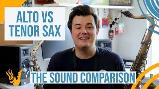 Alto vs Tenor Saxophone The Sound Comparison [upl. by Imyaj]