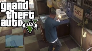 ★ GTA 5  How to Rob Any Store Easy Money [upl. by Hitoshi]