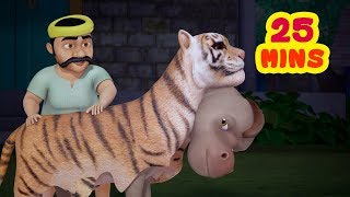 The Donkey and the Dhobi Hindi Kahaniya Collection  Hindi Stories for Kids  Infobells [upl. by Hetti675]