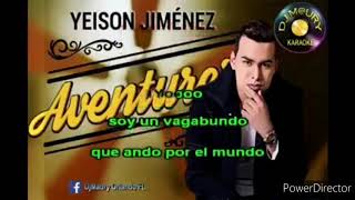 El aventurero  Yeison Jimenez karaoke [upl. by Atiuqes]