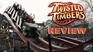 Twisted Timbers Review Kings Dominion RMC Redo of Hurler [upl. by Frohman768]