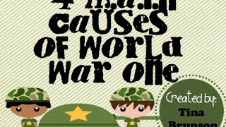 MAIN Causes of WWI [upl. by Yespmed]