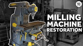 Old Milling Machine Restoration  1942 VICTORIA [upl. by Noicnecsa854]