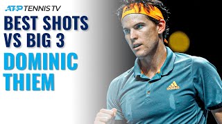 Dominic Thiem Amazing Shots amp Rallies vs The Big Three [upl. by Cindee]