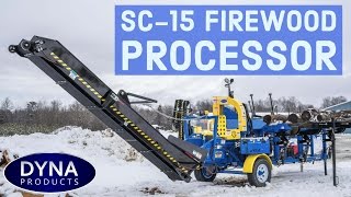 The Worlds Most Affordable Firewood Processor — DYNA Products SC15 [upl. by Demeyer152]