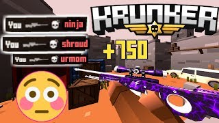 Krunkerio INSANE KILLSTREAK amp funny moments [upl. by Kinsman]