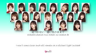 Nogizaka46 乃木坂46  Gomen ne Fingers crossed ごめんね Fingers crossed Kan Rom Eng Color Coded Lyrics [upl. by Thorndike781]