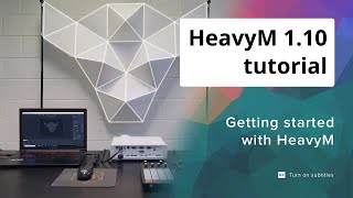 HeavyM 110 Tutorial  How to get started  Projection mapping tutorial [upl. by Ztirf]