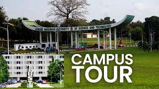 KNUST Campus Tour 2021  Kumasi  Most Beautiful University Campus in Ghana [upl. by Attenohs]