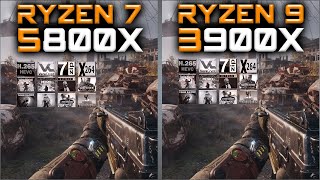 Ryzen 7 5800X vs Ryzen 9 3900X Benchmarks – 15 Tests 🔥 [upl. by Drexler]