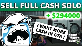 GTA 5 Selling Counterfeit Cash Solo  FULL STOCK SELL COUNTERFEIT CASH GTA Online [upl. by Emile]