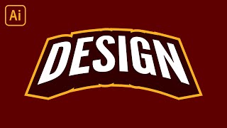 Create 3D Text Emblems with Illustrator [upl. by Otrebmuh]