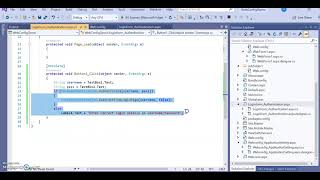 ASP NET Authentication amp Authorization setting in Web config file [upl. by Zavras]