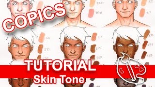 Tutorial Copic Marker Skin Tutorial 9 Ways [upl. by Fredel61]