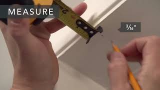 Graber  How to Install Cordless Cellular Shades  Inside Mount [upl. by Lauri]