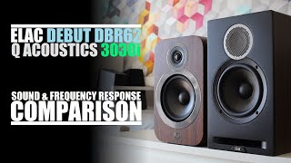 Elac Debut Reference DBR62 vs Q Acoustics 3030i  Sound amp Frequency Response Comparison [upl. by Jacki]