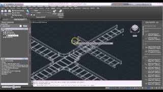 AutoCad Plant 3D Cable Tray System [upl. by Gennaro260]