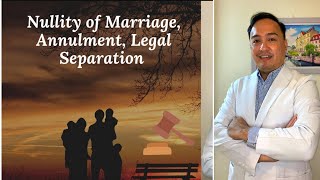 Usaping Legal 1 Ang Batas sa Nullity of Marriage Annulment Legal Separation [upl. by Jemy936]