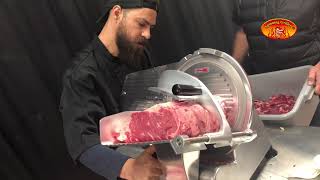 Shawarma Meat Slicer by Spinning Grillers New York [upl. by Cadel]