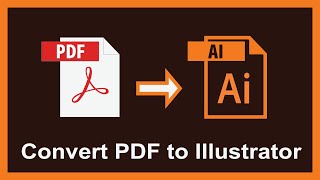 How to edit PDF files in illustrator All Pages [upl. by Nyliret]