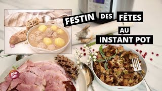 FESTIN des FÊTES INSTANT POT 🎄Ragoût Farce amp Jambon La petite bette [upl. by Khorma]