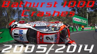 Bathurst 1000 Crashes 20052014 [upl. by Sarchet]