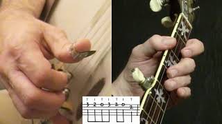 Bluegrass Banjo Tutorial quotPike County Breakdownquot [upl. by Odlo]