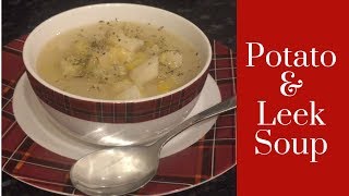 Slow Cooker Easy Potato amp Leek soup Recipe [upl. by Arnst598]