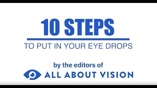 10 Steps on How to Put in Eye Drops [upl. by Melly]