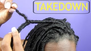 How To Safely Take Down Individual Faux Locs in 20 minutes [upl. by Zicarelli864]