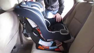 How To Install Graco Extend2Fit Convertible Car Seat RearFacing [upl. by Aihsotal370]