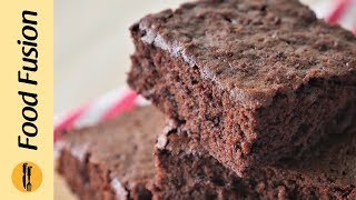 Chocolate Brownie Recipe By Food Fusion [upl. by Caspar]