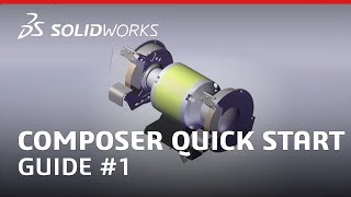 SOLIDWORKS Composer Quick Start Guide 1 Importing amp Navigating CAD Assemblies [upl. by Nwhas]