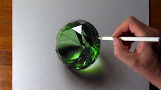 Drawing Emerald so Realistic that 🤑 [upl. by Jones]