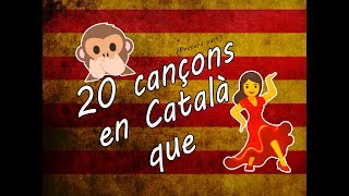 20 CANCIONES en CATALÁN que 🕺 🎵 catalanfacil [upl. by Evangelina]