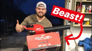 The M18 Fuel Milwaukee Blower  Unboxing and Review [upl. by Ellan]