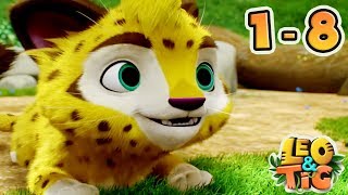 Leo and Tig  All 8 episodes collection  New animated movie 2018  Kedoo ToonsTV [upl. by Llerut]