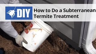 How To Do a Subterranean Termite Treatment [upl. by Leizar929]