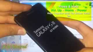 GTI9100G CWM 6 How to Install Custom Recovery Samsung Galaxy S2 SII [upl. by Aicek]