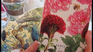 Best Napkin Decoupage DIY for Beginners 2019 [upl. by Aniuqal]