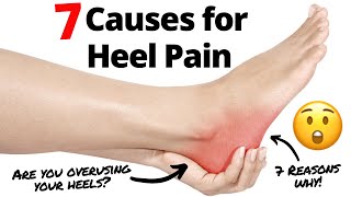 What are the 7 causes of Back of the Heel Pain [upl. by Nosyt777]