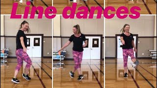 Line dances for Seniors and Beginners  Electric Slide Cupid Shuffle and more [upl. by Sidnee]