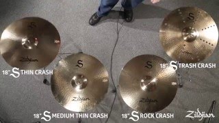 Zildjian S Family Cymbals  Crashes [upl. by Brott]