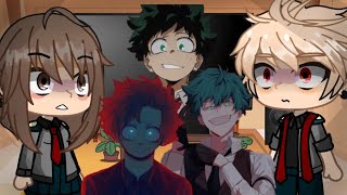 Class 1A reacts to Villain Deku MHA •Gacha Club• READ DISC [upl. by Ahtebbat]