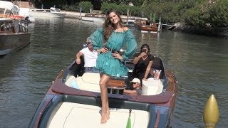 Victoria s Secret Angel Izabel Goulart stuns as she plays with the photogs in Venice [upl. by Anawot]