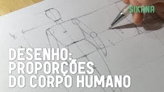 Como desenhar um corpo humano [upl. by Nairred]