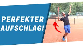 Perfekter Tennis Aufschlag in 5 einfachen Schritten [upl. by Yasui84]