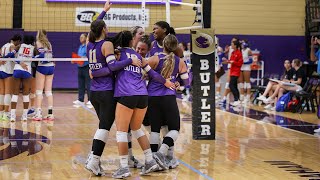 Butler Volleyball Sweeps Hutchinson in Conference Opener [upl. by Lorine]