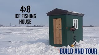 4x8 Ice House Build Finish [upl. by Enyaw711]