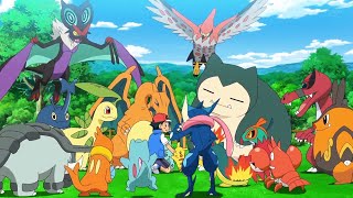 Ashs Pokemon RETURNS  Ash  Infernape amp Gary vs Moltres  Pokemon Journeys Episode 68【AMV】 [upl. by Benjie310]